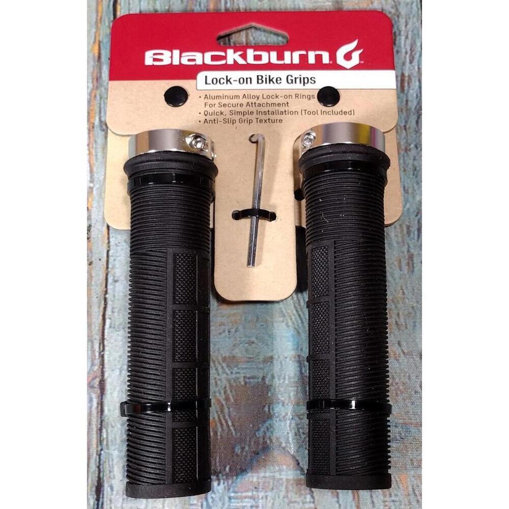 Blackburn Lock-on Bike Grips‎ - Aluminum Alloy, Anti-Slip